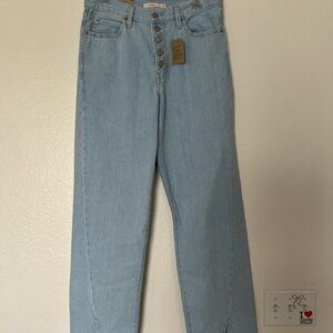 Levi 94 Baggy Jeans Light Blue High-Waisted Jeans